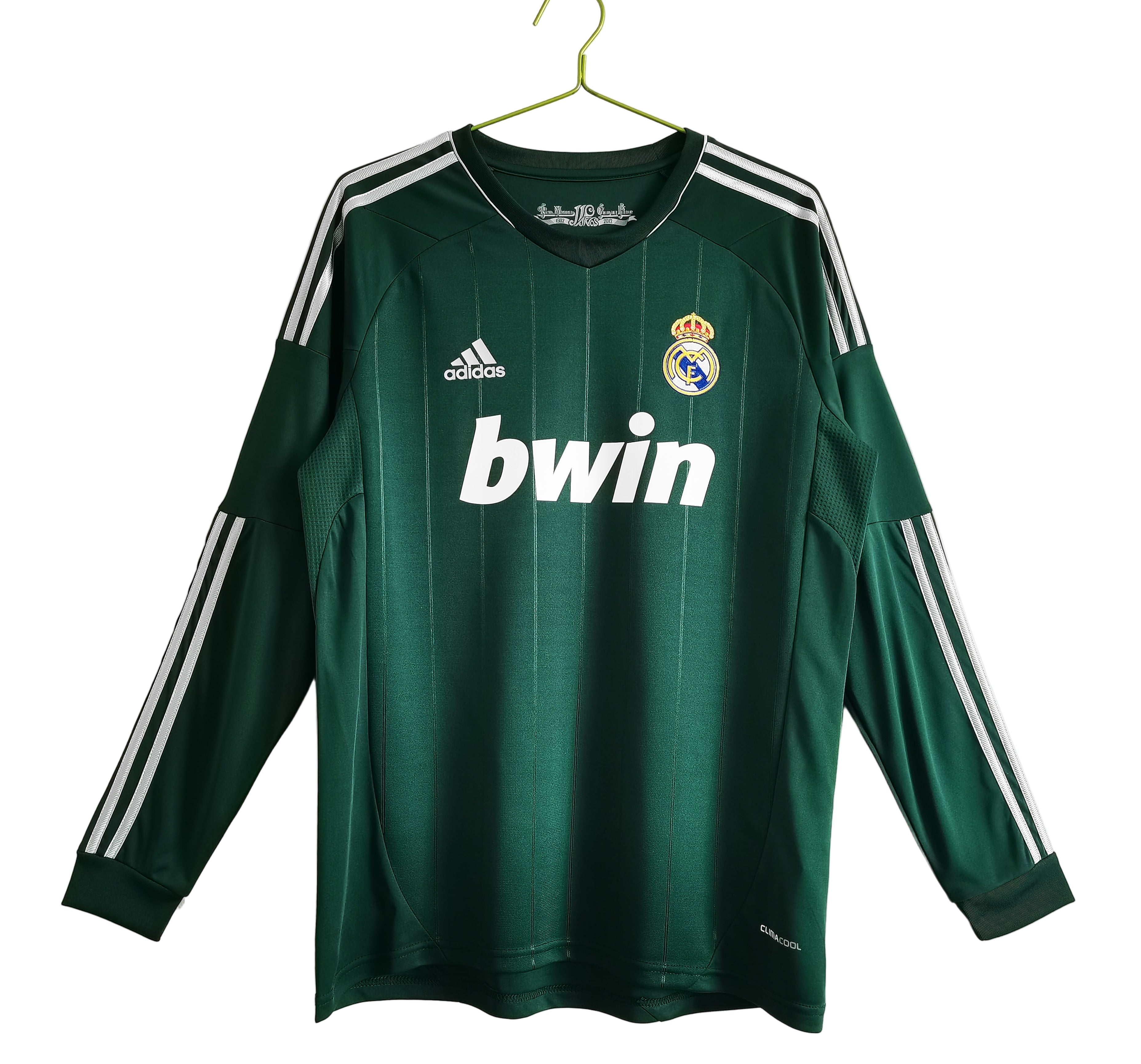 2012/2013 Real Madrid Green retro Long Sleeves jersey