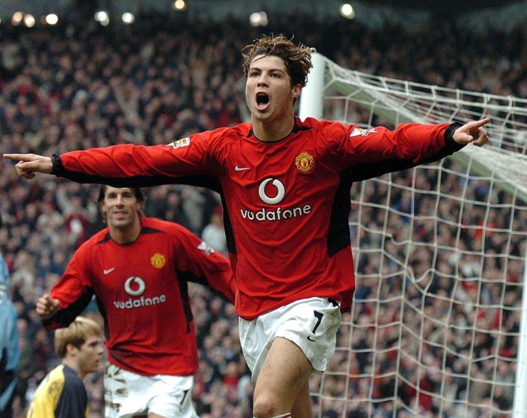 Manchester United 2003-2004 Long Sleeve Home Kit