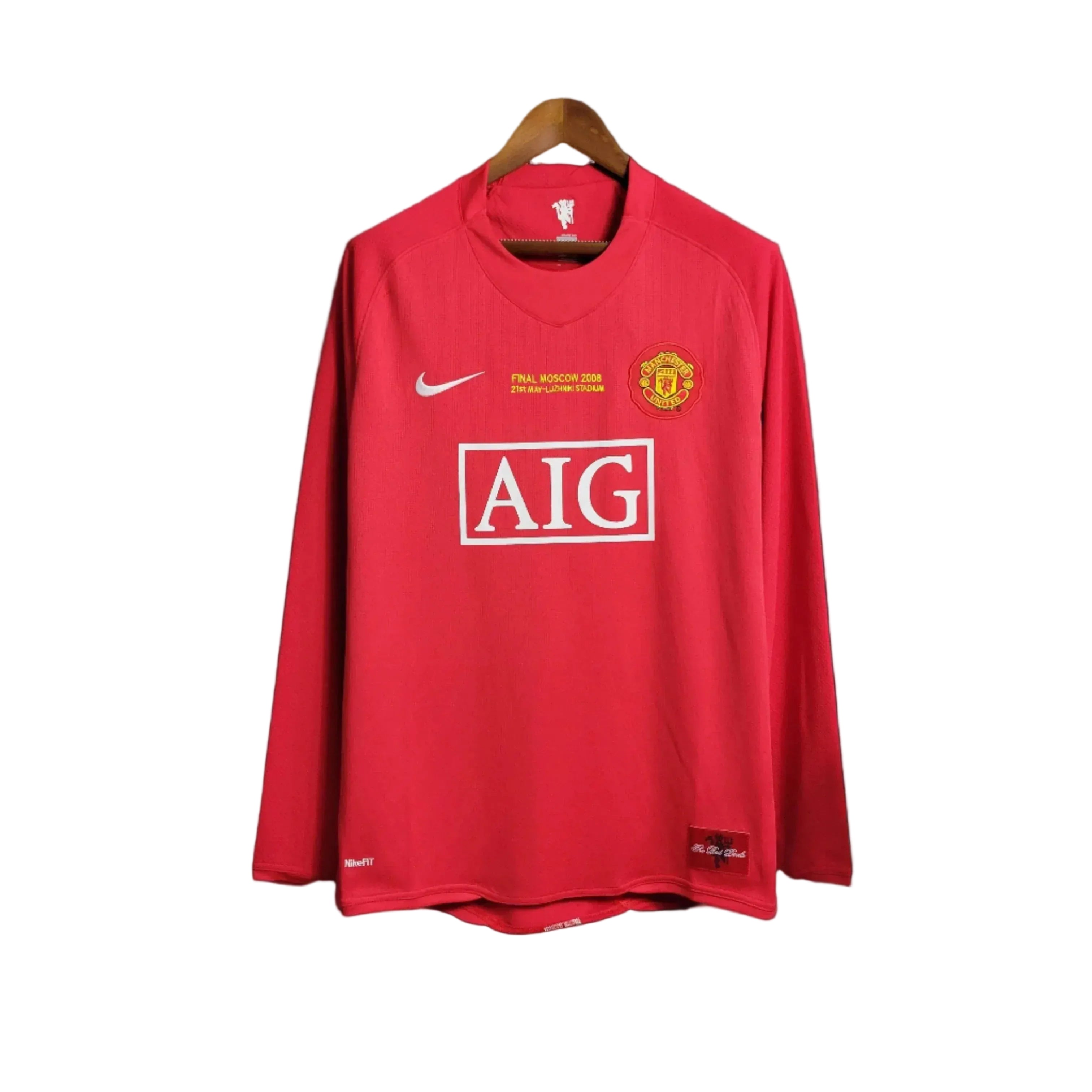 Manchester United Long sleeves Final Champions league 2007/2008 Season