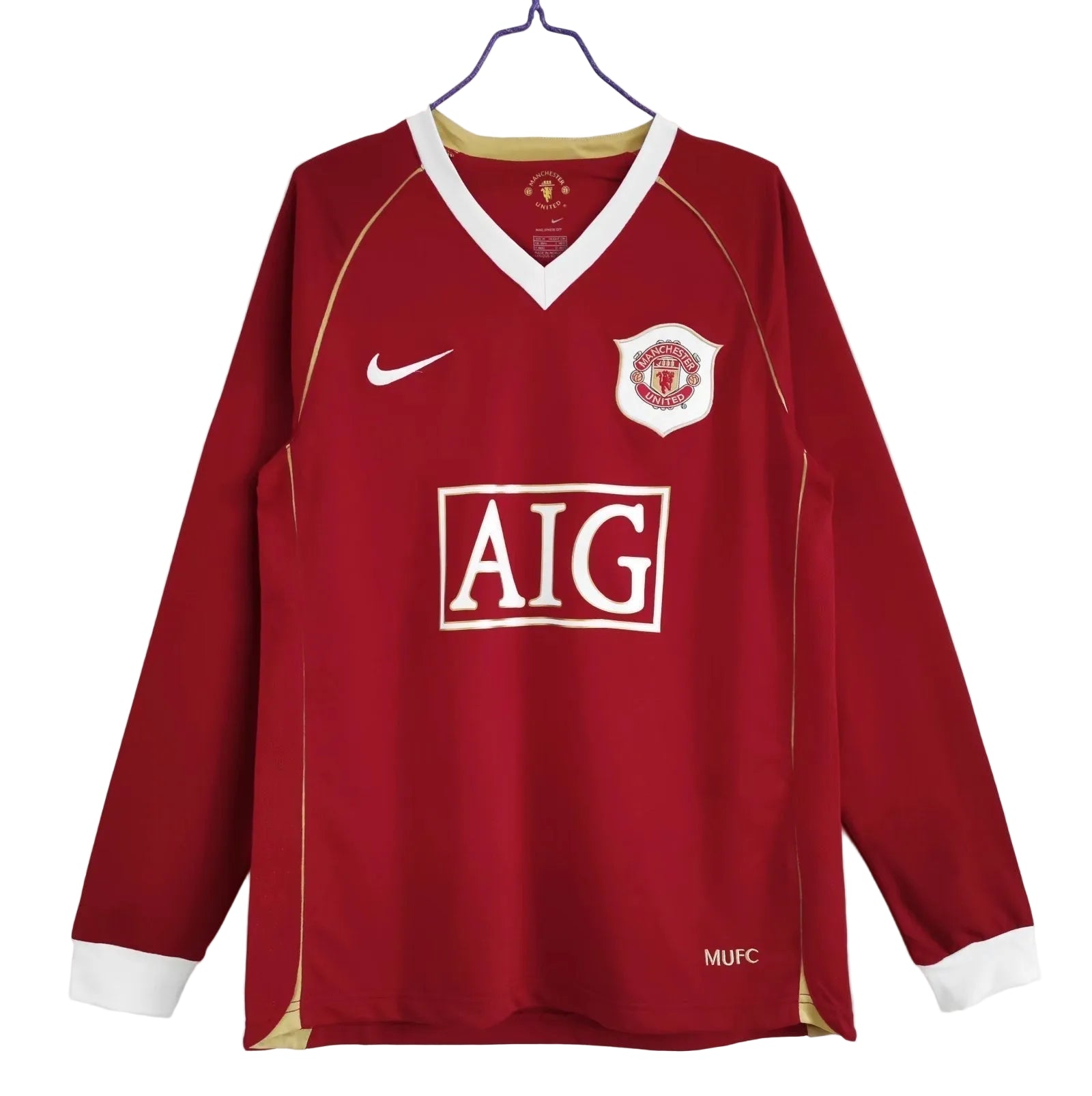 Manchester United 2006-2007 Long Sleeve Home Kit